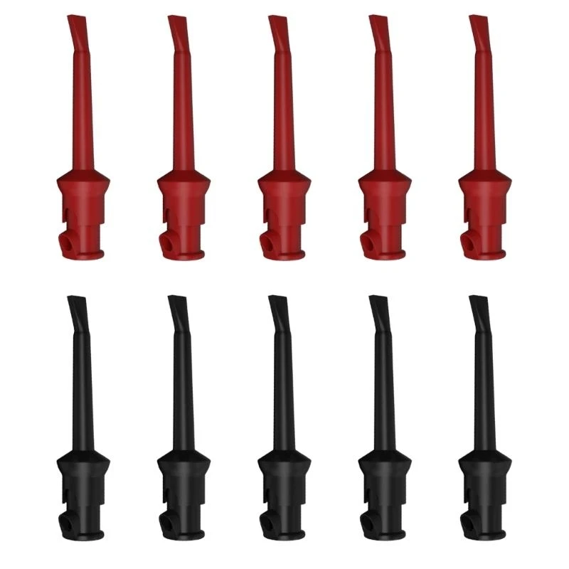 

10pcs Mini Hook Test Clip Copper Clip Clip Mini Grabber Test Clip для мультиметровой сварки тестовой тестовой набор тестовых