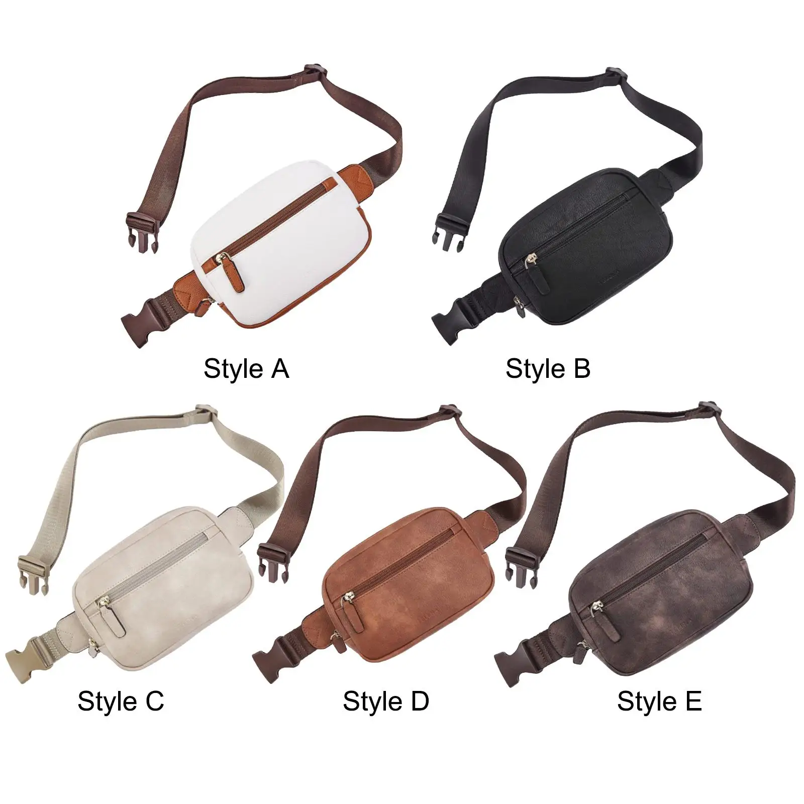 Belt Bag Waist Pack Phone Wallet Portable Fashionable Causal Pouch Crossbody Bag