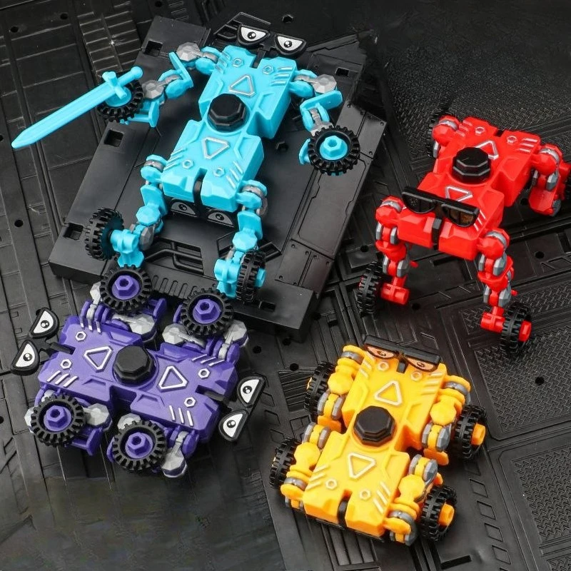 4 個変身車フィジェットスピナーおもちゃ学生、実践者抗ストレス不安耐圧ミュートおもちゃギフト