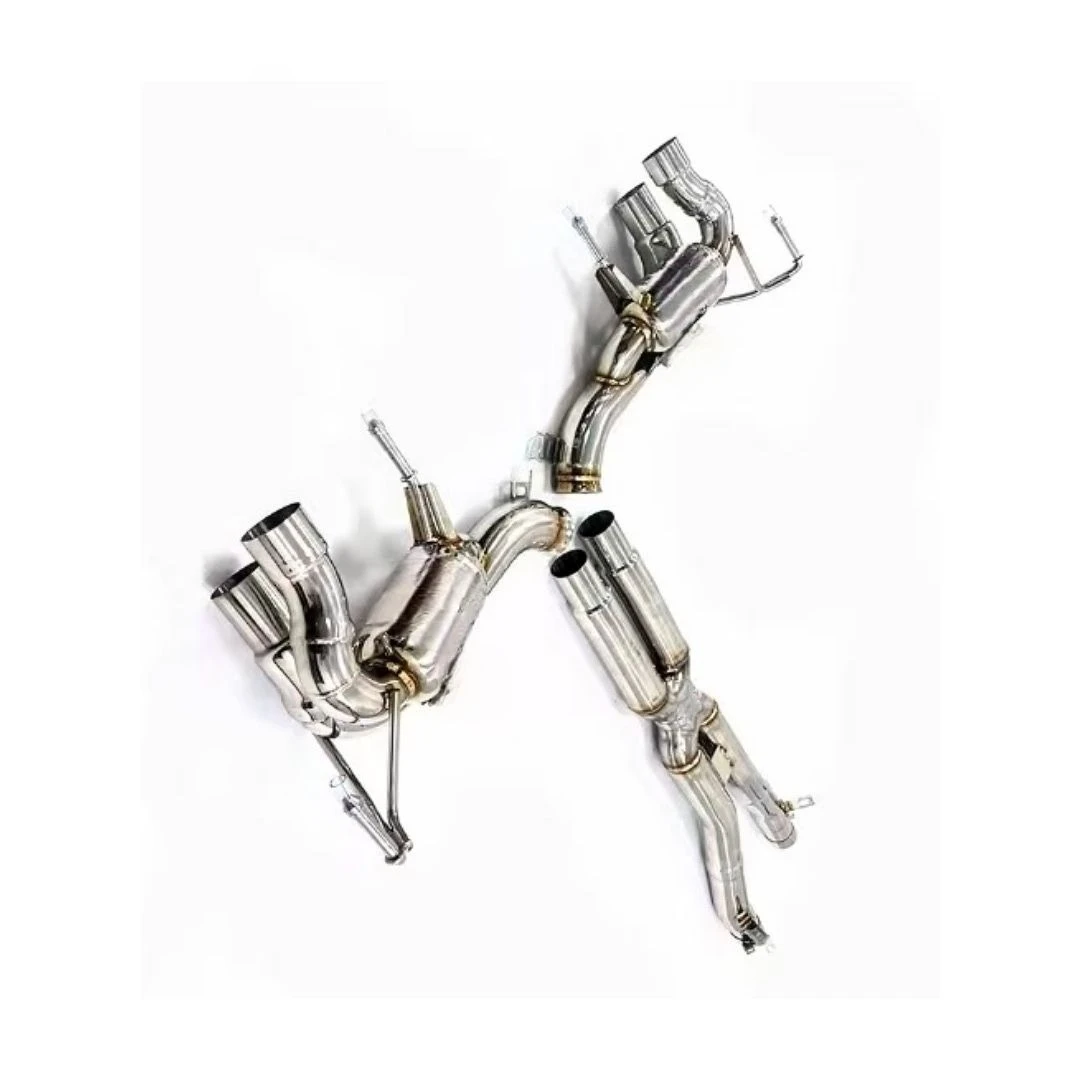 High-performance Stainless Steel CatBack Exhaust Pipe for Ferrari California 4.3 2009-2014 with Valve Exhaust Power Upgrade view 6