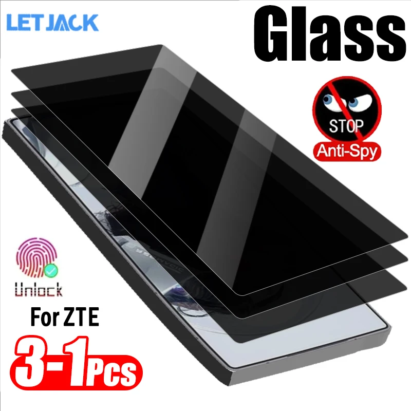 

1-3Piece Anti-spy Privacy Screen Protector for ZTE nubia RedMagic 11 Pro+ Tempered Glass for ZTE nubia Z80 Ultra Protective Film