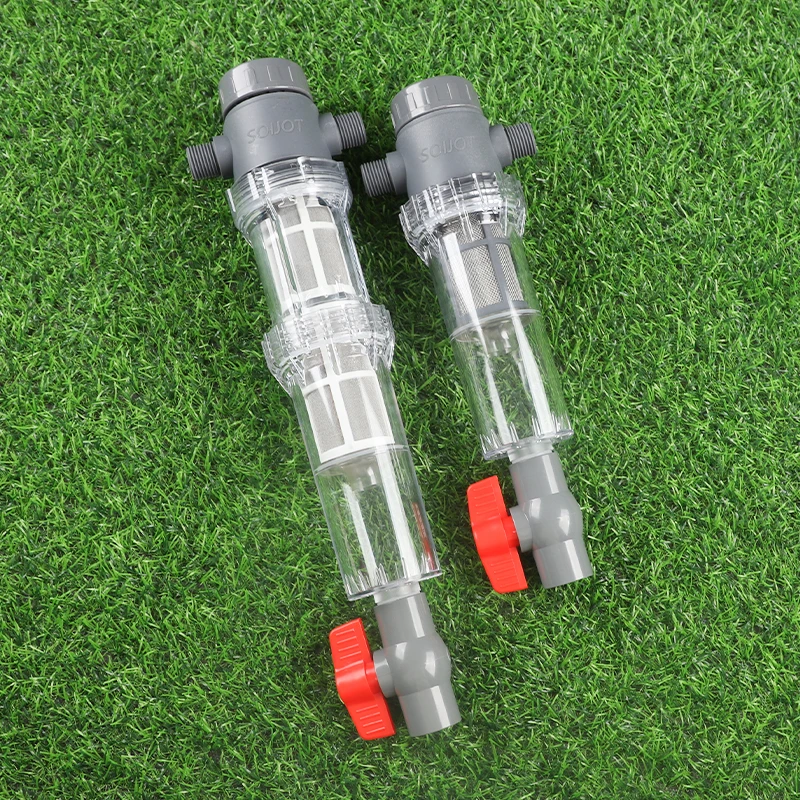 Fish Toilet Fish Stool Collection Sedimentation Compartment Fish Tank Upper Filter Siphon System Stainless Steel Mesh Filter