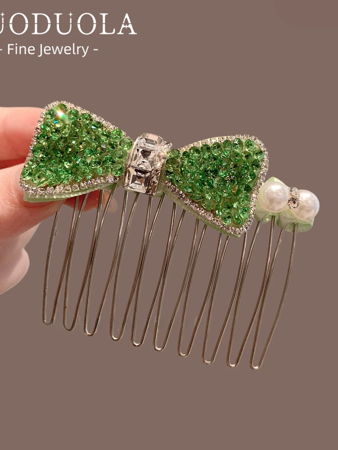 pente-de-cabelo-elegante-com-no-presilha-feminina-moderna-e-estilosa-com-diamantes-embutidos-nao-magnetica-para-festas-e-uso-diario