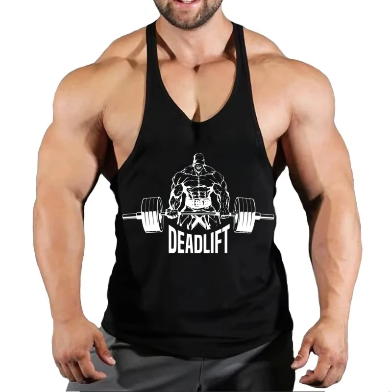Stringer-Weste für Herren, Fitnessstudio, Workout, Top, Bodybuilding-Shirt, ärmelloses Sweatshirt, Fitness-Kleidung für Herren