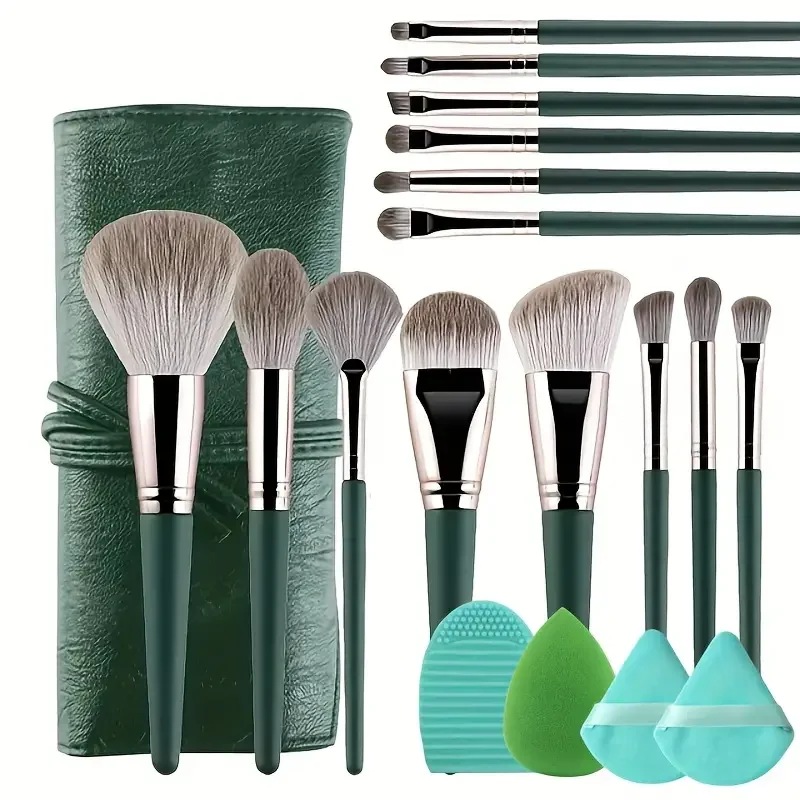 

14Pcs Makeup Brushes Set Foundation Blush Highlighter Eye shadow Professional Concealer Kabuki Blending Brush Female Beauty Tool