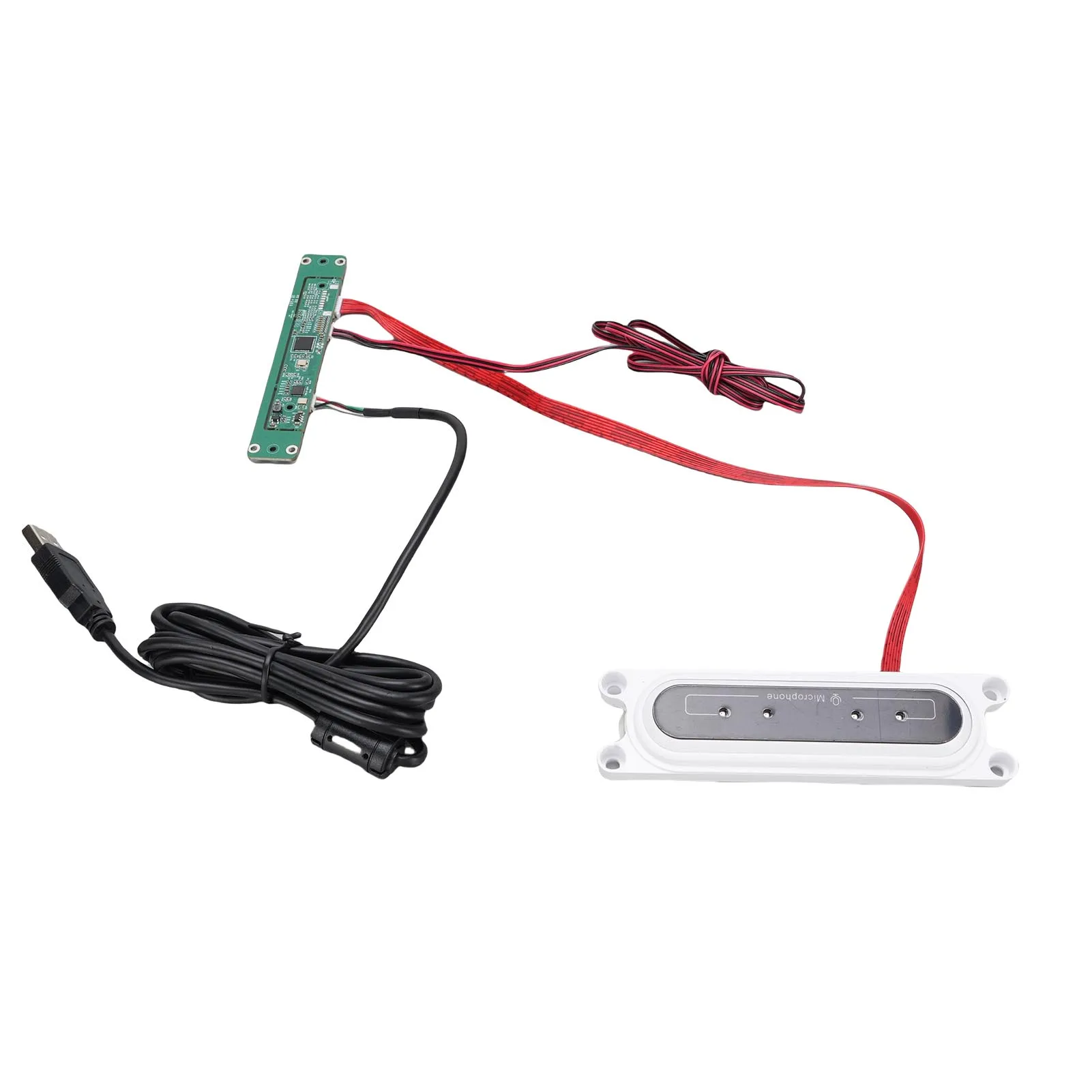 Biały Wbudowany 4-matrycowy Mikrofon Wszechkierunkowy Plug and Play Interfejs USB 2.0 dla Wins 7 Wins 10 Android