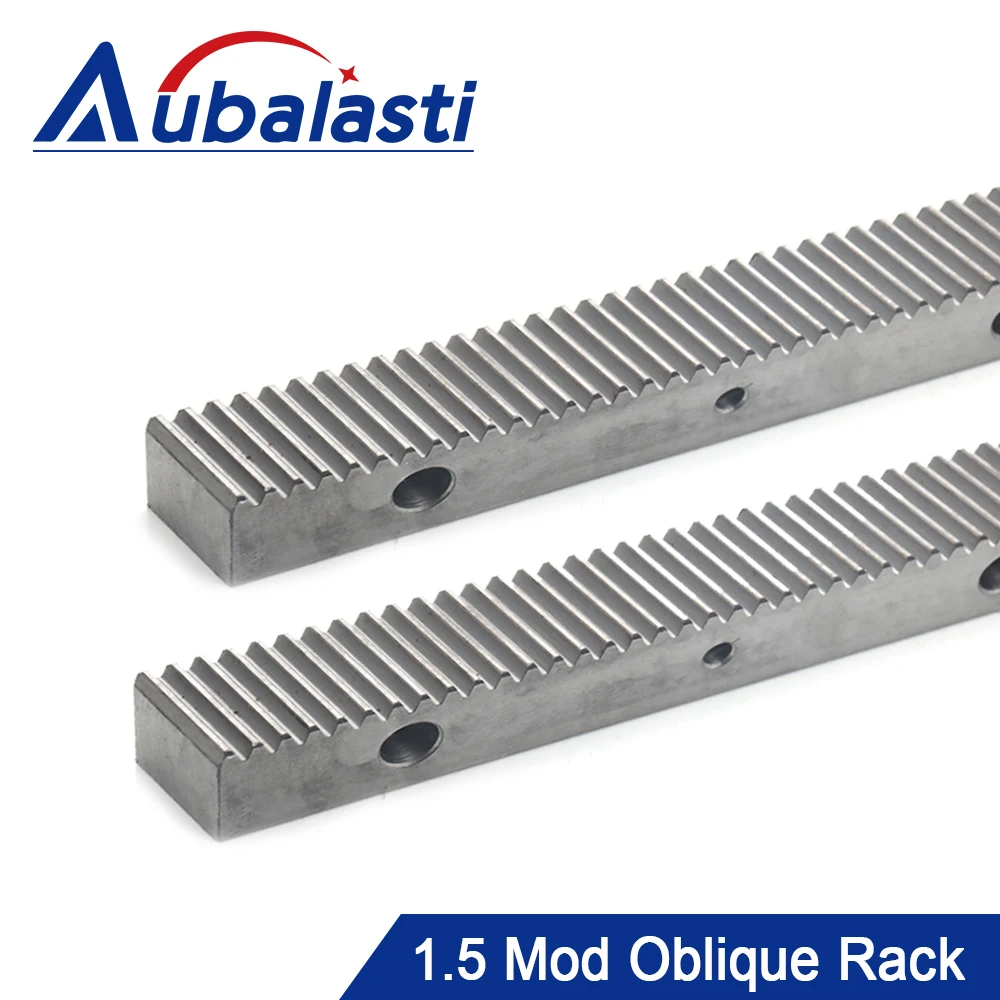 Aubalasti-estante para máquina de carpintería, 1,5 Mod, 22x25x671mm, estante oblicuo de alta precisión para dientes, estante de molienda de precisión