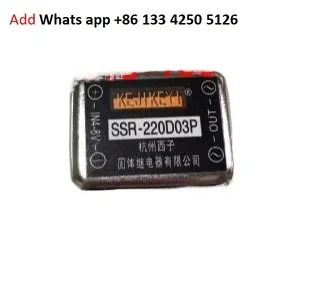 

Original genuine KEJIKEYI Hangzhou Xizi SSR-220D03 SSR-220D03P welded solid-state relay