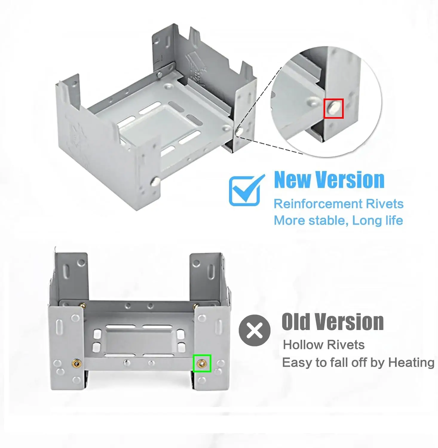 موقد الجيب المحمول الظهر موقد قابل للطي السفر في الهواء الطلق موقد محمول خفيفة الكحول موقد للمشي لمسافات طويلة التخييم #5