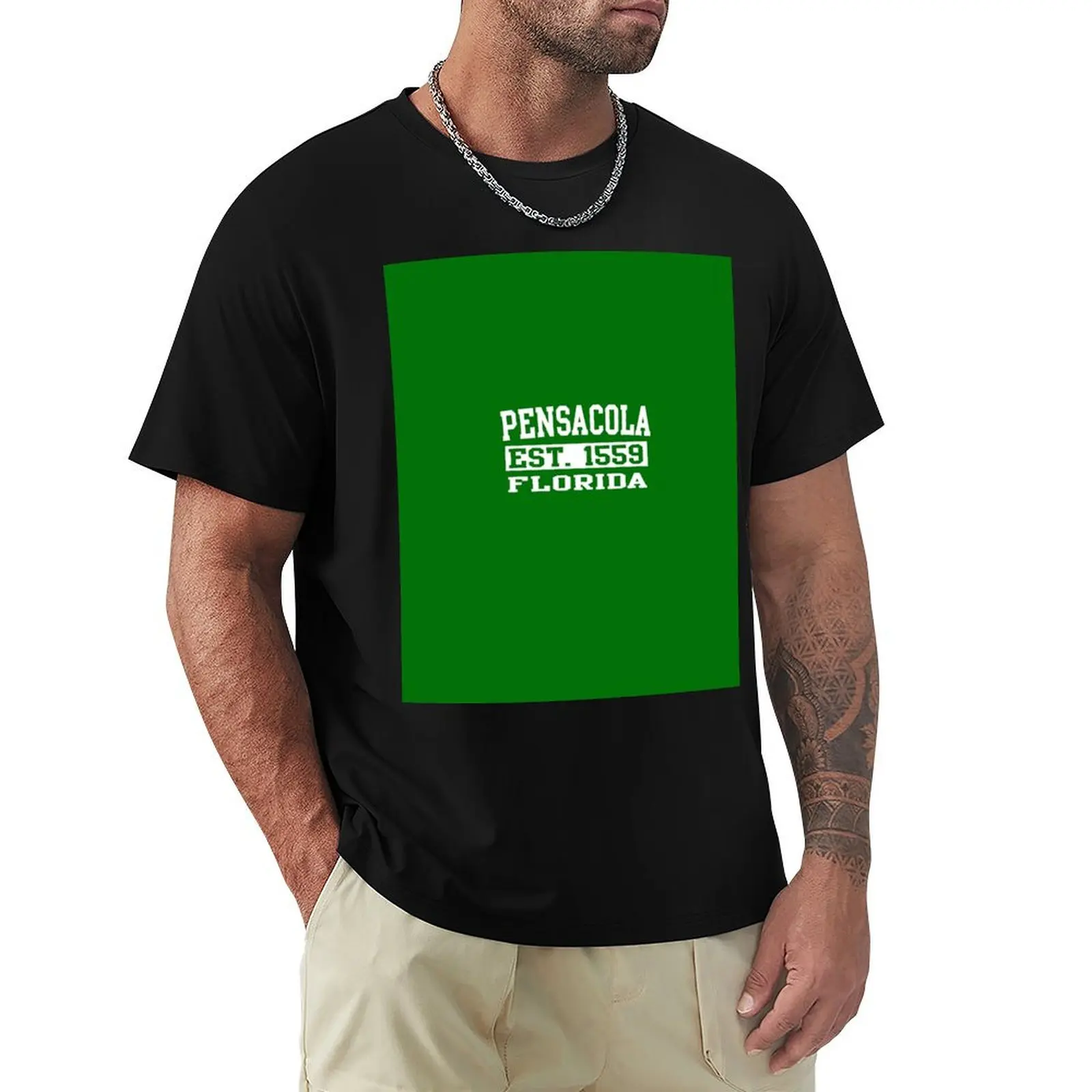 

Pensacola Florida FL Souvenirs Shore Beachwear T-Shirt blanks cotton graphic tees mens graphic t-shirts big and tall