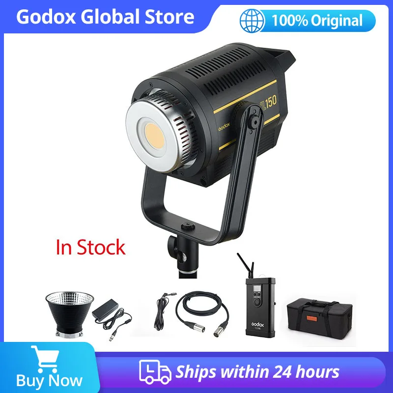 

В наличии Godox VL150 VL-150 150 Вт 5600 К Белая версия Светодиодная видеолампа с непрерывным выходом Крепление Bowens Студийное освещение Поддержка приложения