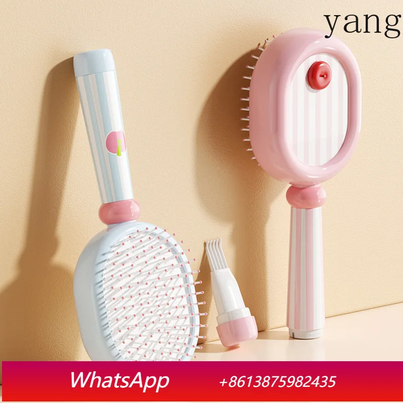 

YJQ Cushion Comb Fluffy High Value Home Curly Hair Comb Straightening Comb