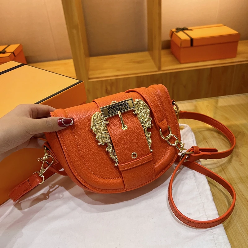 Luxury Brand 2023 New Fashion Leather Ladies Solid Color Shoulder Bag Designer Bags Purse and Handbags Luxury Designer Sac Cc Gg