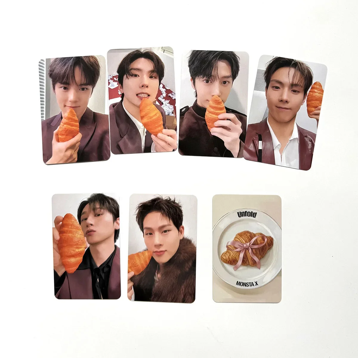 6Pcs/Set Idol Monsta X New Album UNFOLD Surrounding Lomo Card Holographic Card Shownu Kihyun IM HYUNGWON JOOHONEY Fan Gift