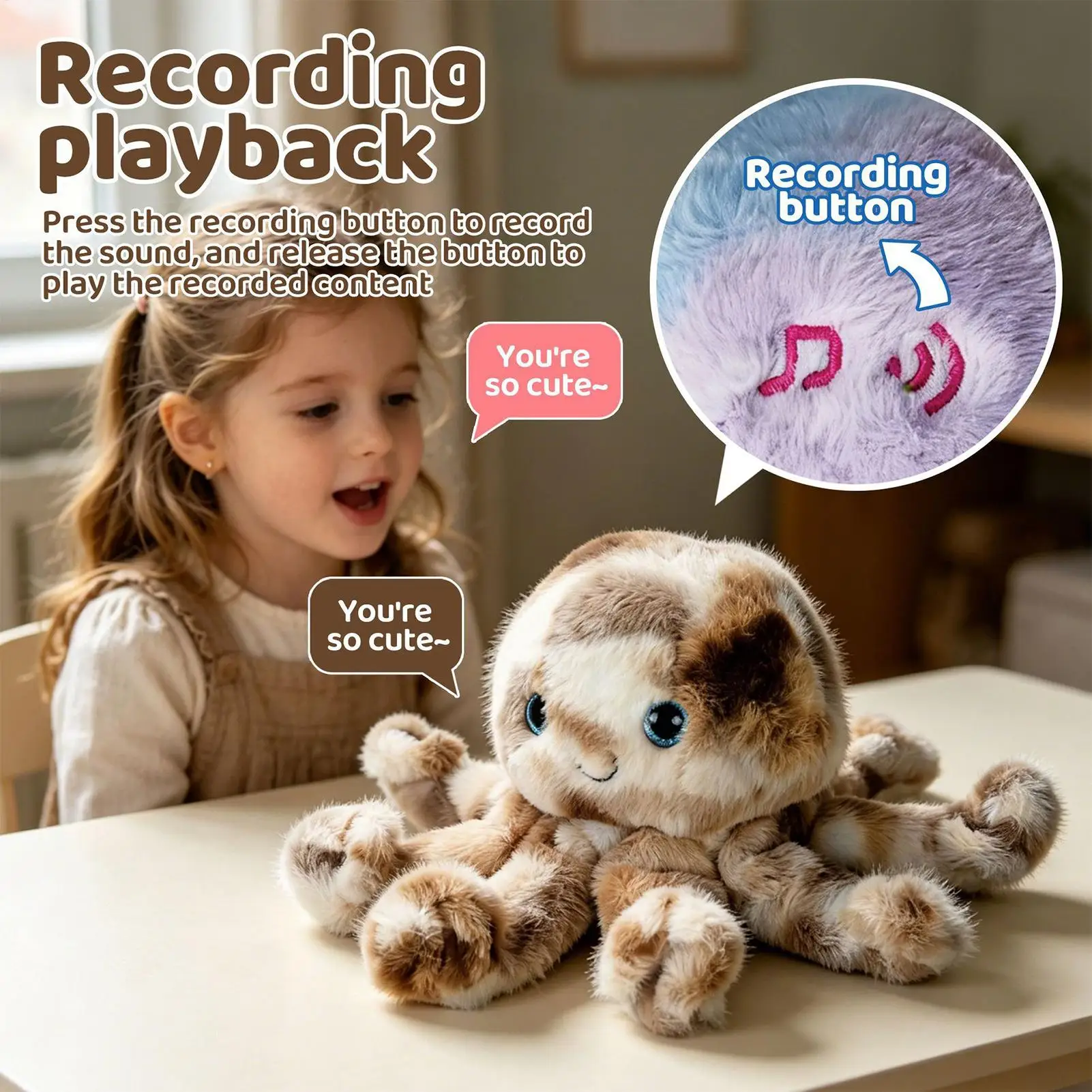music-octopus-toy-plush-interactive-musical-doll-crawling-octopus-toy-recording-for-kids-boys-girls-kids-bedroom-living-room