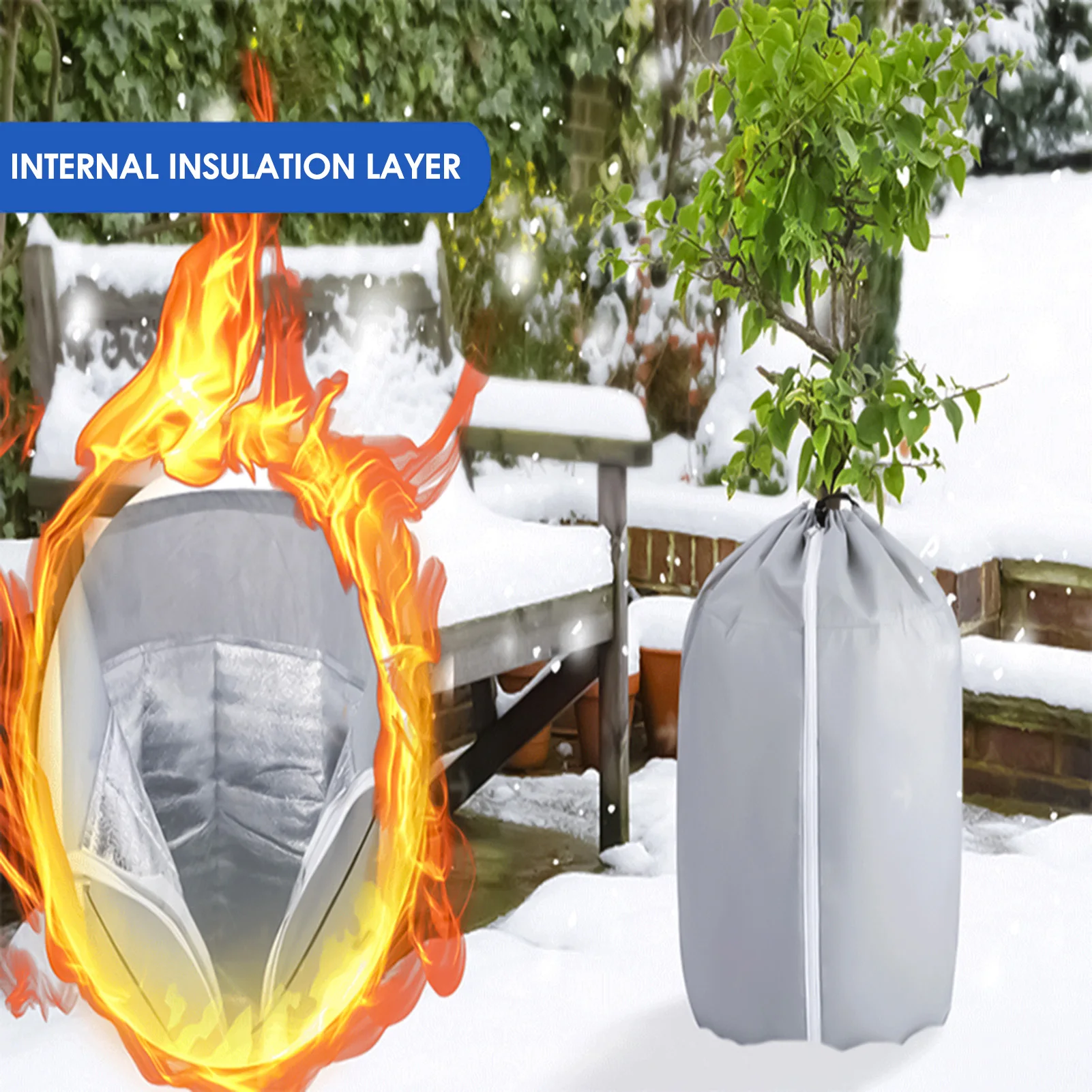 Plant Covers Frost  Bag Breathable and Rainproof Design Cover for Fruit Tree Potted Plants