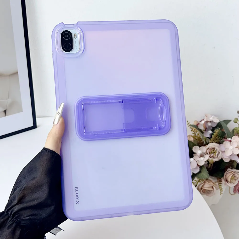 Transparantie Stand Case voor Xiaomi Pad 5 5Pro 11 “TPU Back Cover Schokbestendig Beschermende Shell voor Xiaomi Pad 5 5Pro Tablet Case