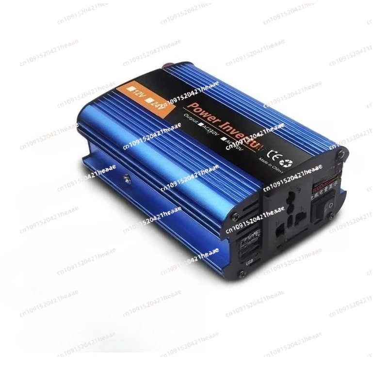 Suitable for 500W 12V 24V 36V  Pantalla digital única Convertidor de potencia inversor de coche de potencia inteligente