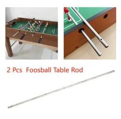 2Pcs Soccer Machine Foosball Table Steel Rods Arcades Table Parts Accessories for Family Adult Kids LeisureSports 52.5cm Dia 8mm