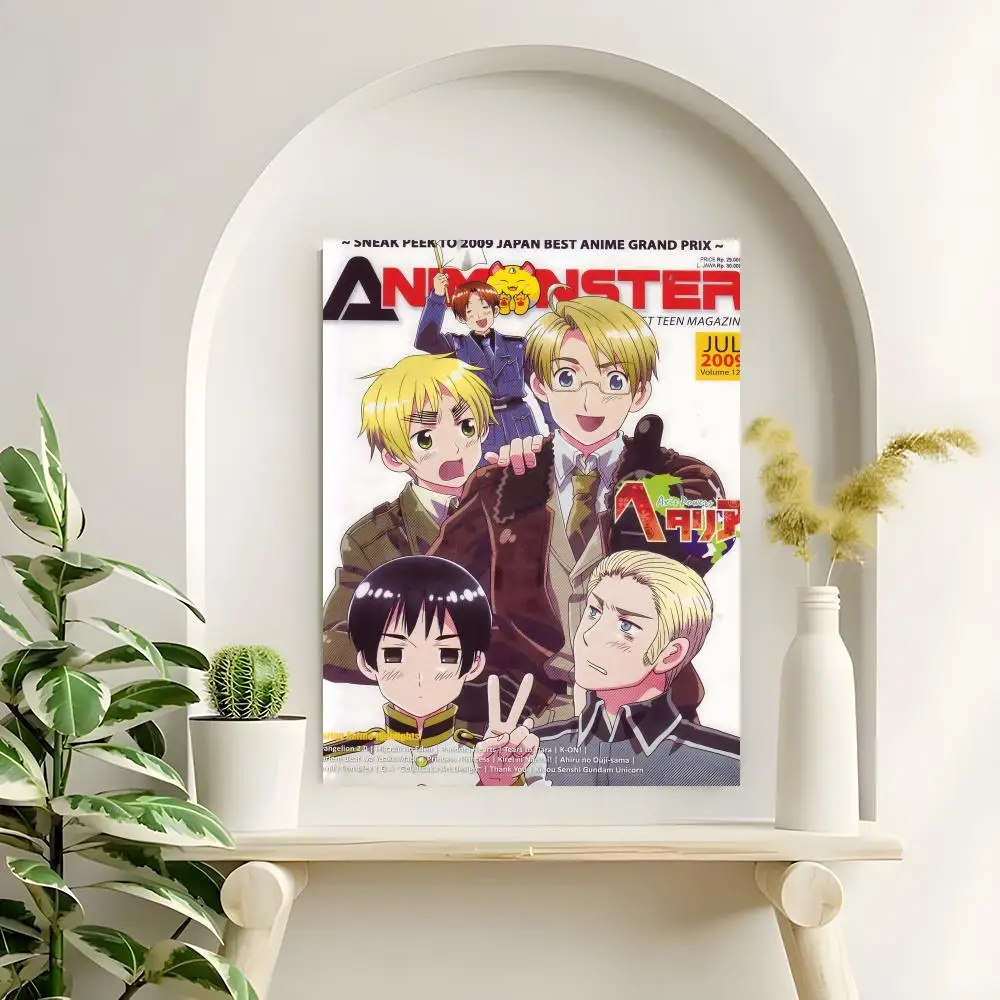 Anime Axis Powers Hetalia Poster Hochauflösende Poster-Aufkleber, geeignet für Schlafzimmer, Wohnzimmer, Heimdekoration – Detail 16