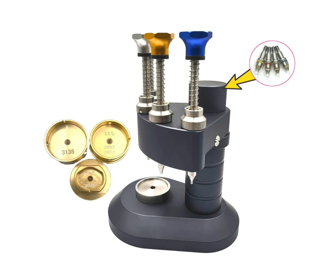 

nh35 Watch Hands Presser Steel Watch Needle Installing Setting Fitting Watch Repair Tools & Kits pin Watchmaker movement holder