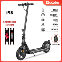 iScooter I9S 500W  Foldable E Scooter 30km Adults 35km/h electric Scooter