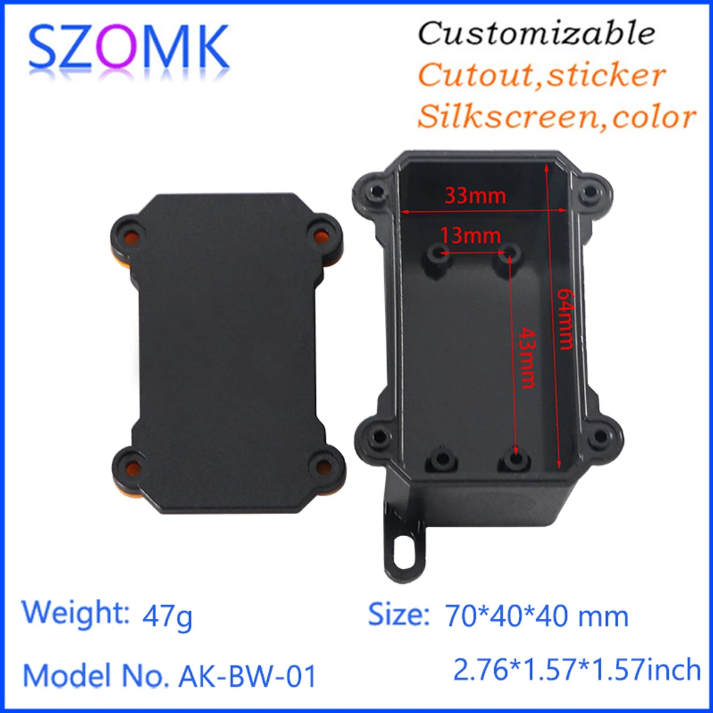 IP68 Electronics Waterproof Enclosure Box SZOMK Outdoor PC Plastic Weatherproof Housing Enclosure for PCB Device Control Box image 5