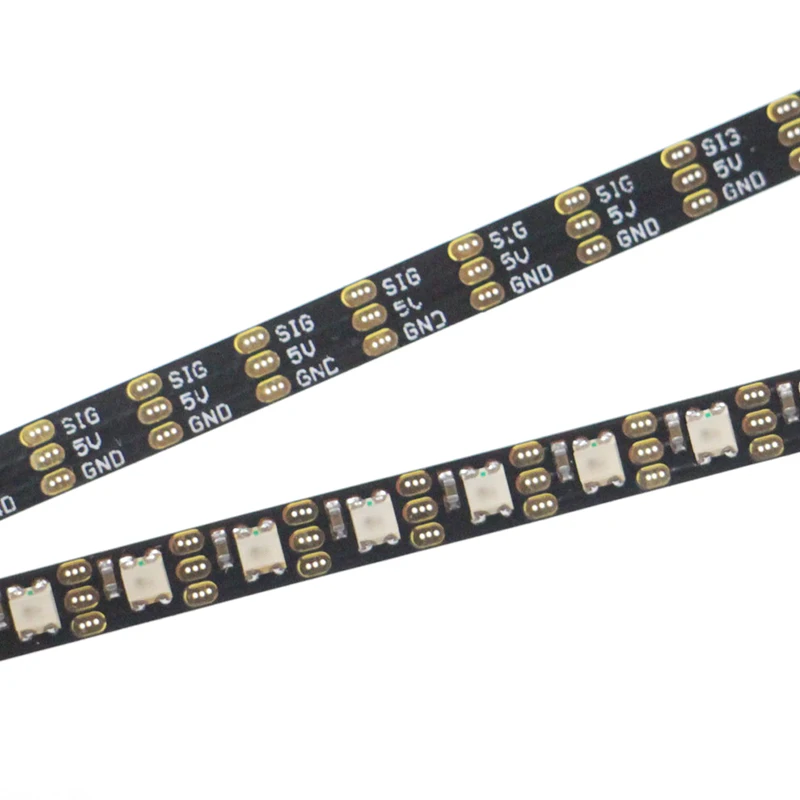 WS2812 Chip 3.5mm Width 5V Flexible Strip Board Built-in 10 / 20pcs 2020 RGB LED IC 50  / 100mm Length For RC FPV Racing Drones