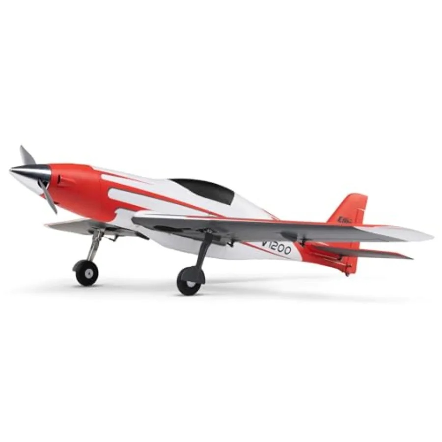 RC Airplane V1200 1.2m BNF Basic for outdoor flying, EPP foam body, gray-black color, AS3X+ stabilization and Safe Select safet