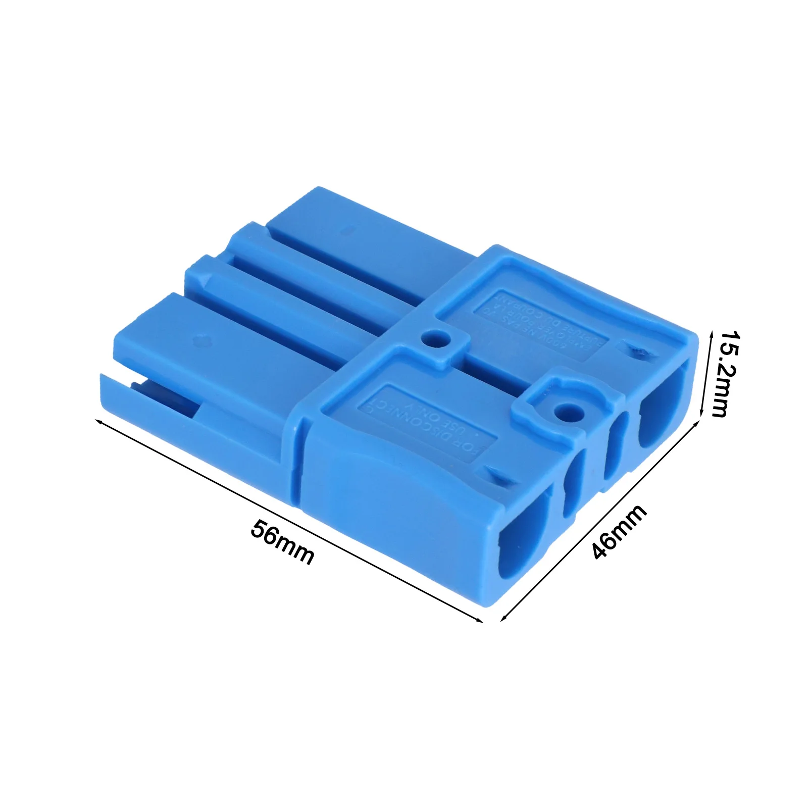 

Electric Forklift Connector for Lithium Batteries 75A 600V Features Flame Retardant PC Material and Strong Terminals