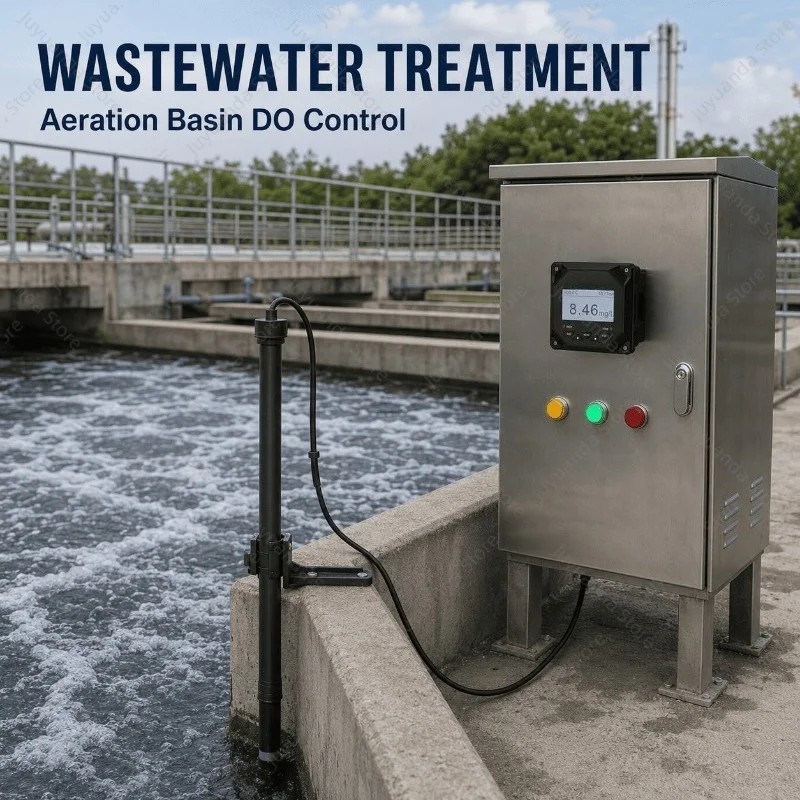 Wide-Range Sewage-Special Featuring Membrane Dissolved Oxygen Meter for Municipal Wastewater Aeration Tank