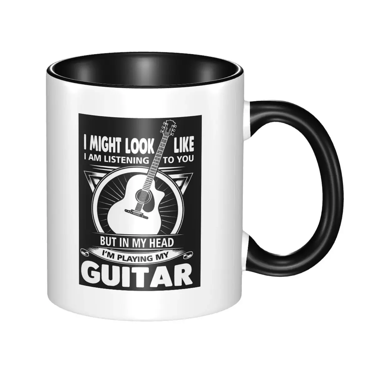 

I'm Playing My Guitar PIANO Guitarist Guitars Lover Gift Mug Ceramic Coffee Cups Tea Mugs Milk Cup Drinkware Gifts for Friends