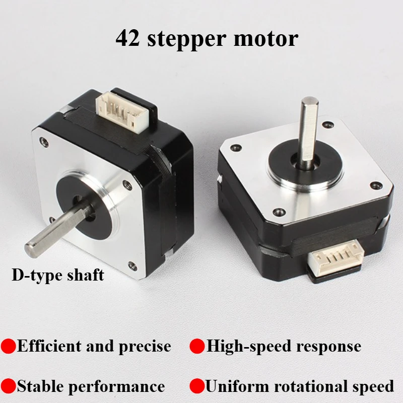 Шаговый двигатель 1pca для экструдера 3D-принтера, 4 вывода Nema 17 22 мм 42 Шаговый двигатель 42*42*23 мм 1,0A Двигатель лазерного гравера с ЧПУ Шаговый двигатель 1pca для экструдера 3D-принтера, 4 вывода Nema 17 22 мм 42 Шаговый двигатель 42*42*23 мм 1,0A Двигатель лазерного гравера с ЧПУ