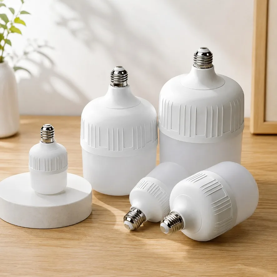 E27 LED Bulb High Power LED Lamp 5W‑100W Multiple Models 220V Bright Energy Saving Light Bulb for Home Warehouse Indoor Lighting