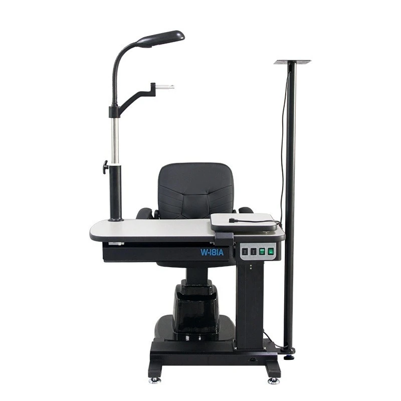 Unité de réfraction W-181A, fauteuil d'optométrie, table élévatrice pour magasin d'optique, équipement de test de la vue