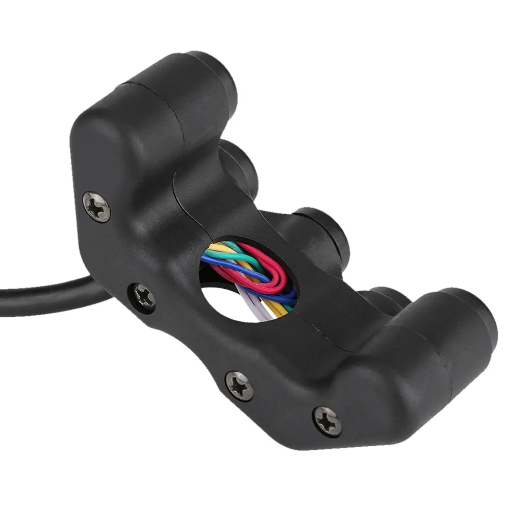 Plastic Motorcycle Handlebar Switch 22mm Diameter Universal Fog Light Switch Black Horn ON OFF Switch Scooter Refit