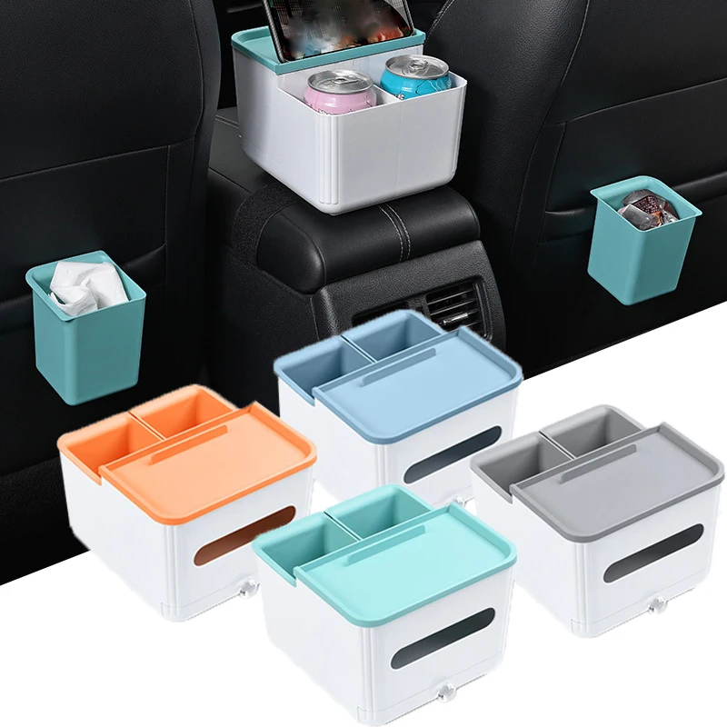 

Multi-function Car Storage Box Car Interior Armrest Stowing Tidying Accessories for Phone Tissue Cup Drink Holder Car Organizer