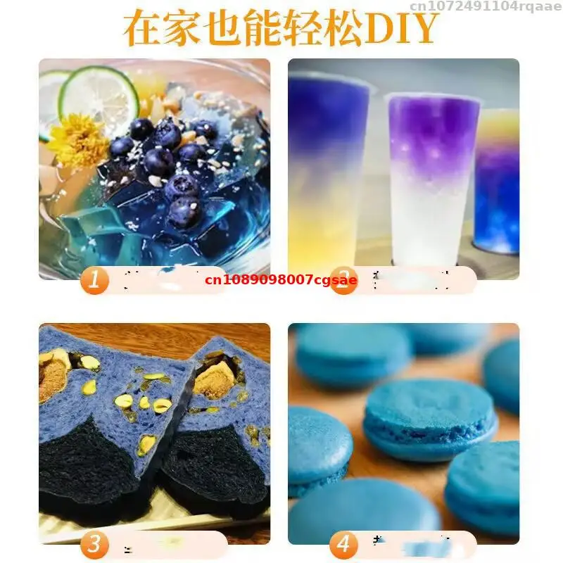 High Quality Natural Butterfly Orchid Blue Butterfly Pea Dried Flower For Home Wedding Decor Soap Candle Pigment Making Material