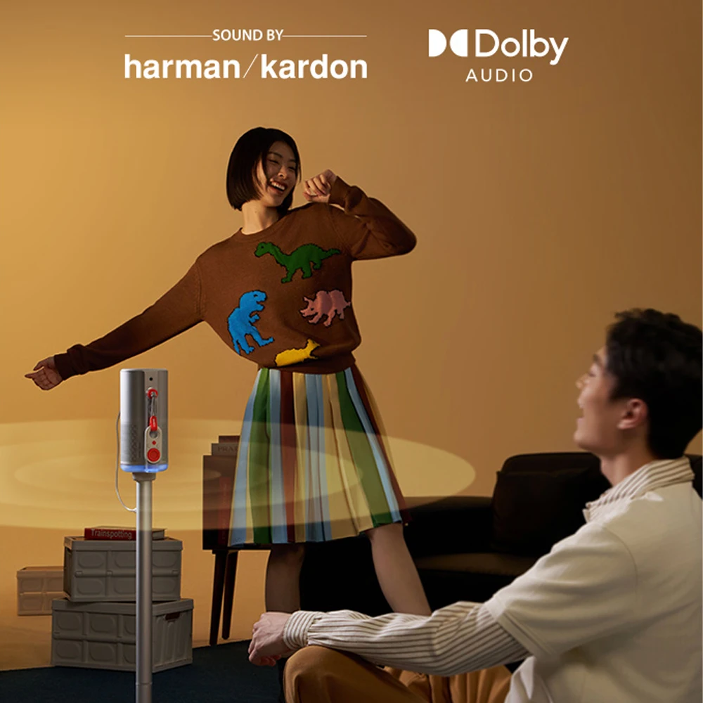 XGIMI Play 6 DLP 1080P جهاز عرض صغير مسرح منزلي محمول هارمان كاردون مكبر صوت مع بطارية 4K جهاز عرض ذكي MEMC HDR شعاع #2