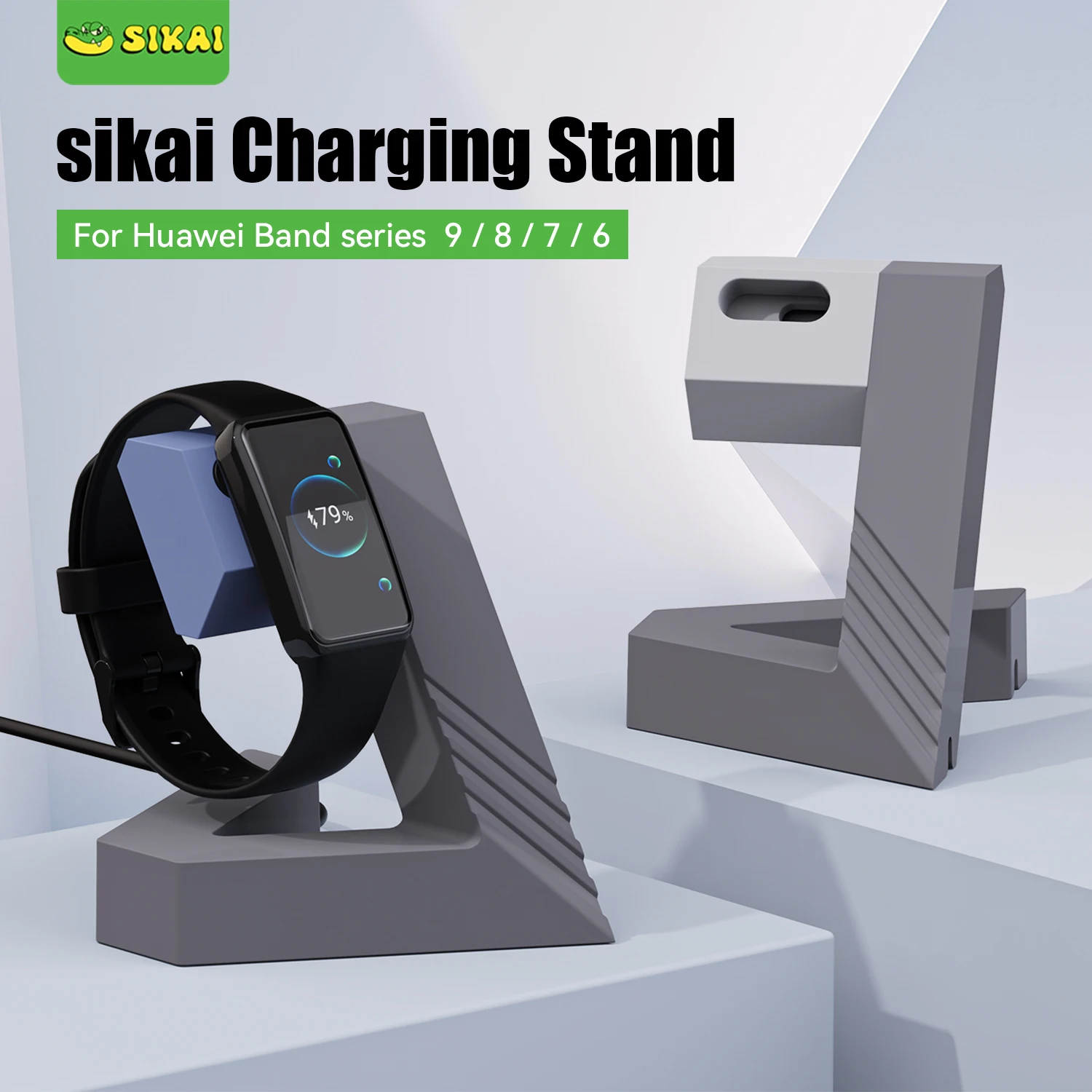 

Пластиковая подставка для зарядки для Huawei Band9 8 7 6, подставка для зарядных устройств, держатель USB-адаптера, док-станция для зарядного устройства для Honor Band 6 7 8 9