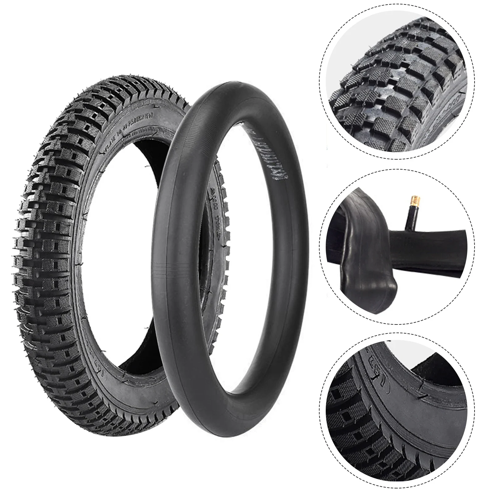 16Inch Wheel Tire 16X1.75 2.4 Tyre Outer Inner Tube For Kids Bikes Bicycle Tires Tubes And Wheels For 16 Inch MTB Bike Accessory