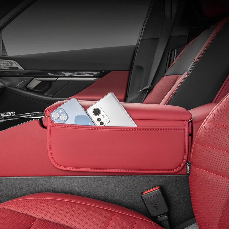 가죽 센터 콘솔 팔걸이 박스 커버 보호대 패드, BMW G60 5 시리즈 i5 2024 팔꿈치 지지대 쿠션, 자동차 인테리어 액세서리