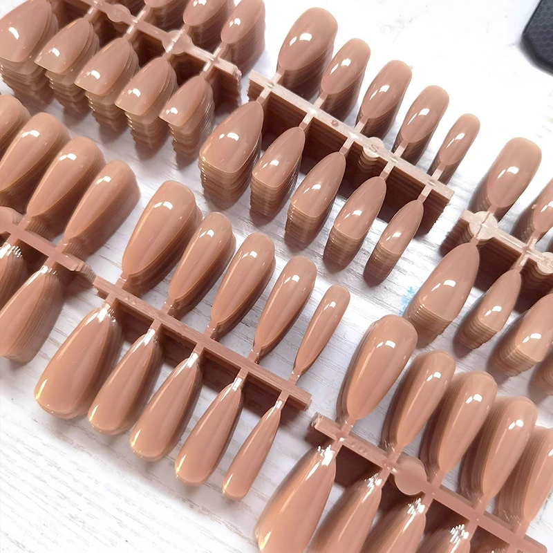 10 قطعة الأظافر كاذبة اضغط على نصائح شفافة طبيعية ممارسة هلام البولندية عرض الأظافر وهمية ممارسة مانيكير أداة