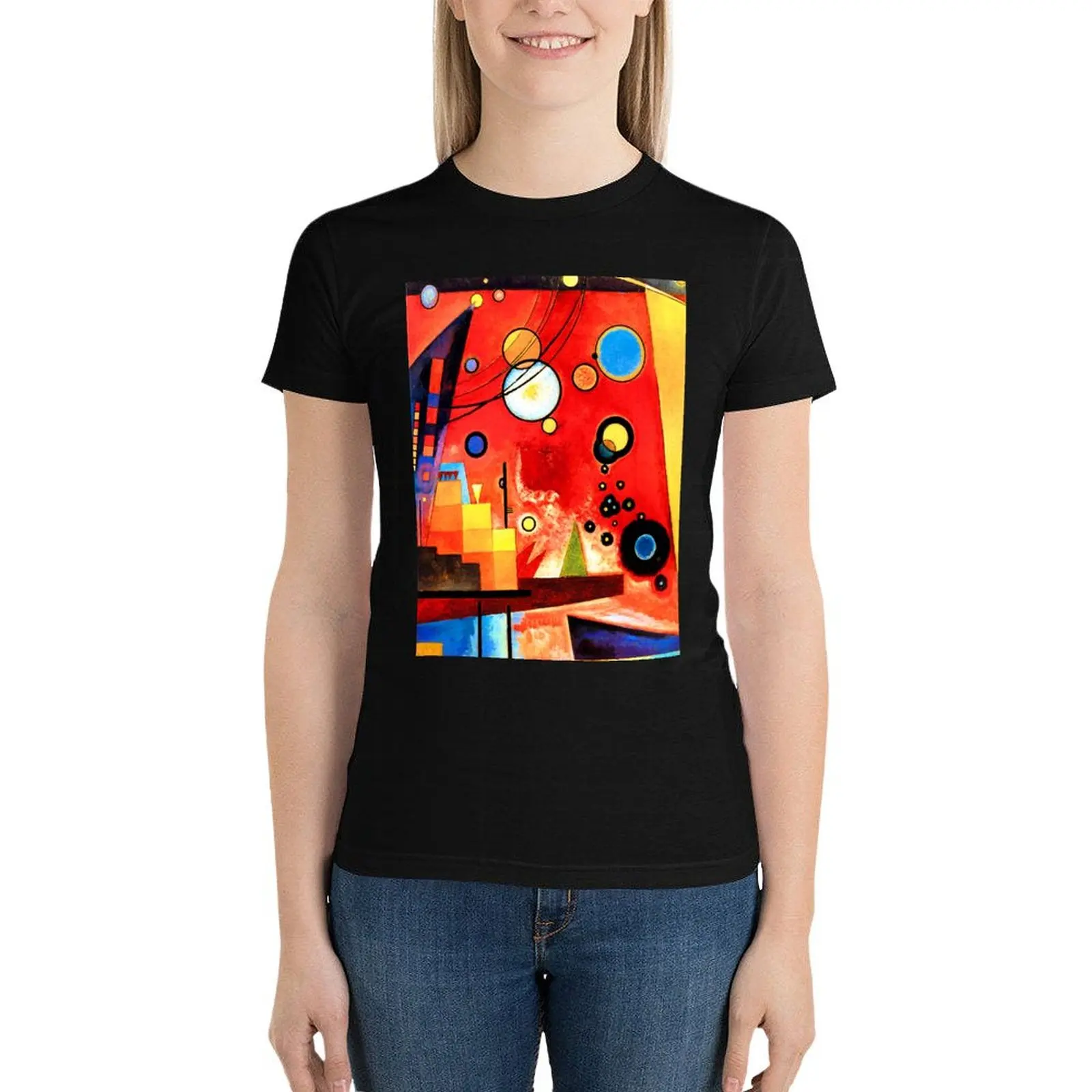 Wassily Kandinsky - Heavy Red T-Shirt Aesthetic clothing aesthetic clothes summer top cute clothes tshirts woman