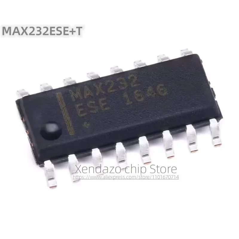 10pcs/lot MAX232ESE+T MAX232ESE MAX232 SOP-16 package Original genuine Dedicated RS232 line driver chip