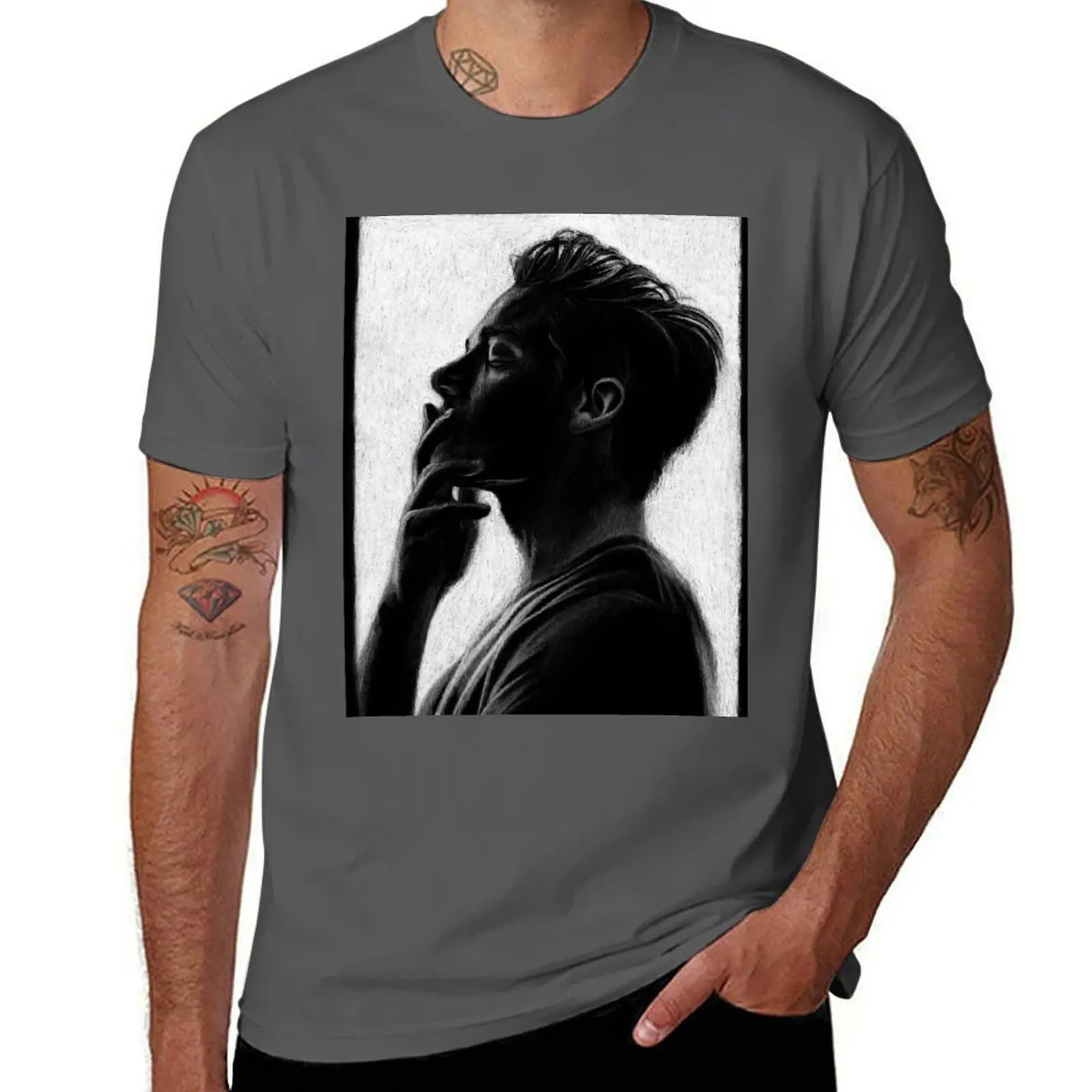 

Dominic Sherwood T-Shirt t shirt man casual t shirts for man graphic tees t shirt custom print T-Shirt
