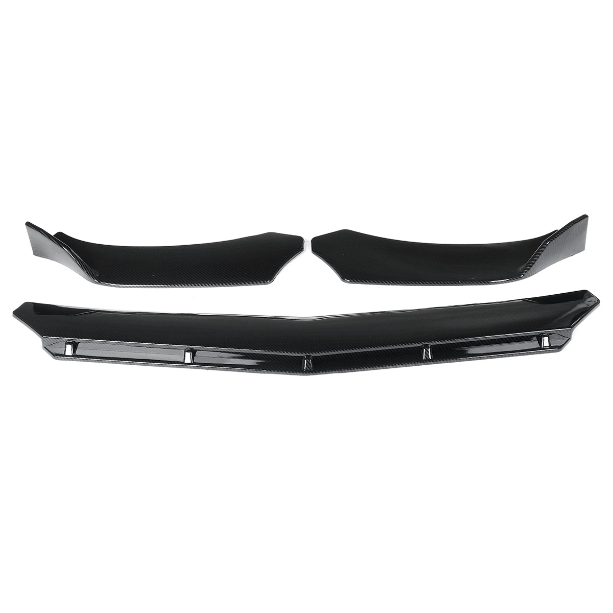 3X Front Bumper Splitter Lip Protector Spoiler Deflector Lips Universal For Ford FOCUS For Chery Tiggo8 Tiggo7 For Skoda Karoq