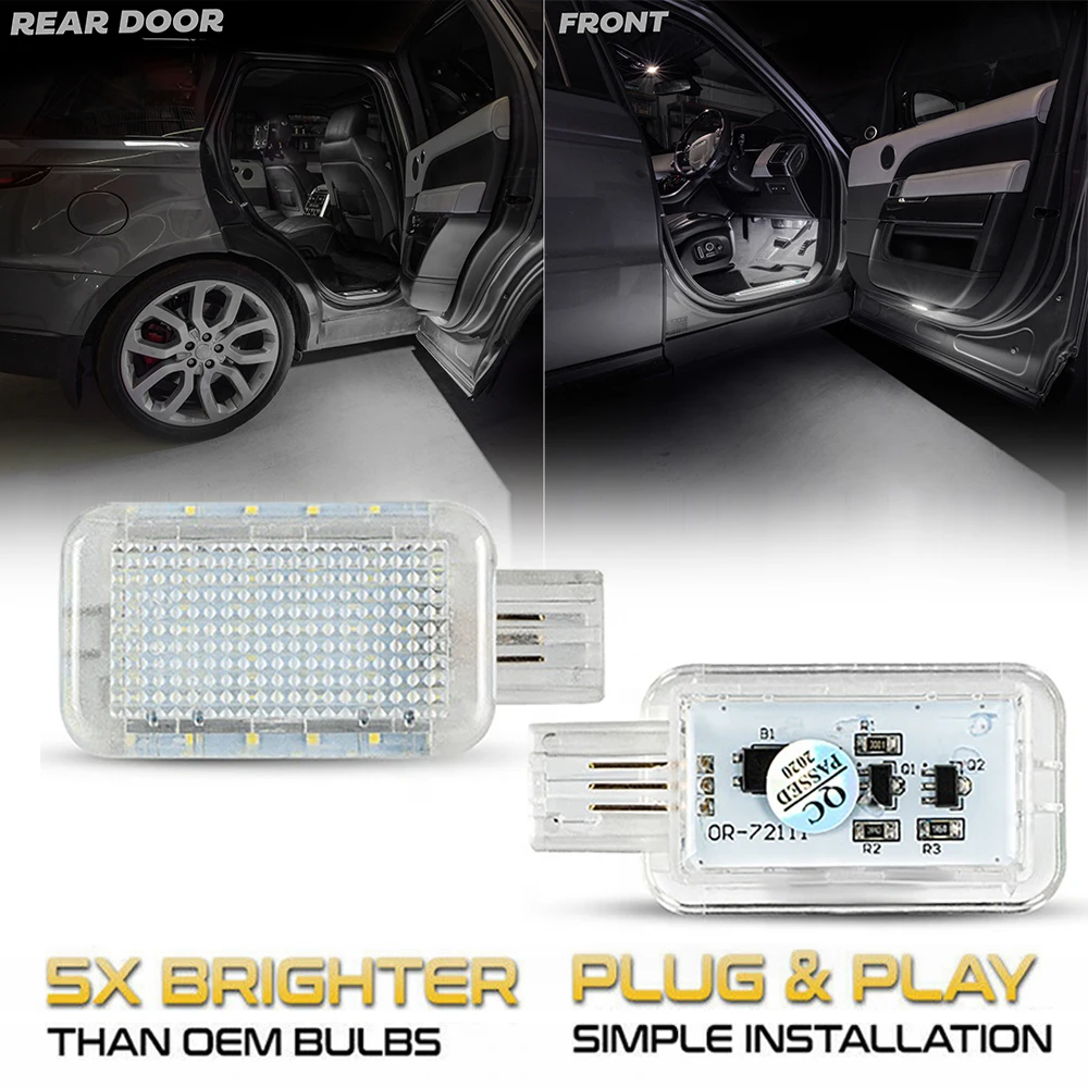 

LED Under Welcome Door Courtesy Interior Footwell Light Luggage Trunk For Land Rover Defender L663 Range Rover L405 Sport L494