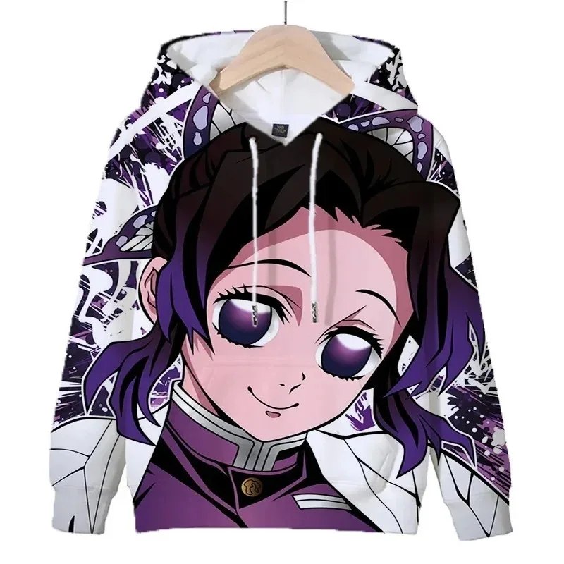 2025 Herfst Mode 3D Demon Killer Kamado Nezuko Hoodie Gedrukt Sportkleding Kleding Trui Lange Mouwen Mannen en Vrouwen
