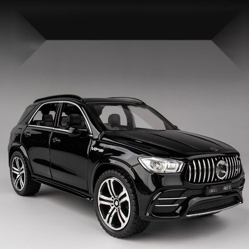 

Масштабная модель автомобиля 1:32 AMG GLE 63S SUV, литая под давлением, с функцией отката, металлическая, имитация, с интерьером, подарок